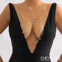 Bralette chaîne ornée de mini médaillons élégants
