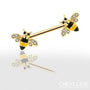 Duo de Piercings Téton en 4mm